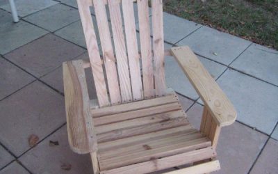 Fauteuil Adirondack en pin