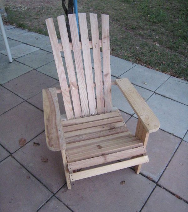 Fauteuil Adirondack en pin