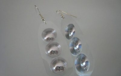 Boucles d&rsquo;oreilles &lsquo;miroir&rsquo;