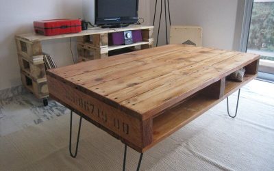 Récup palettes: une table basse pour Chloé et Romain