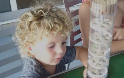 Un baton de pluie pour Charles et Benjamin