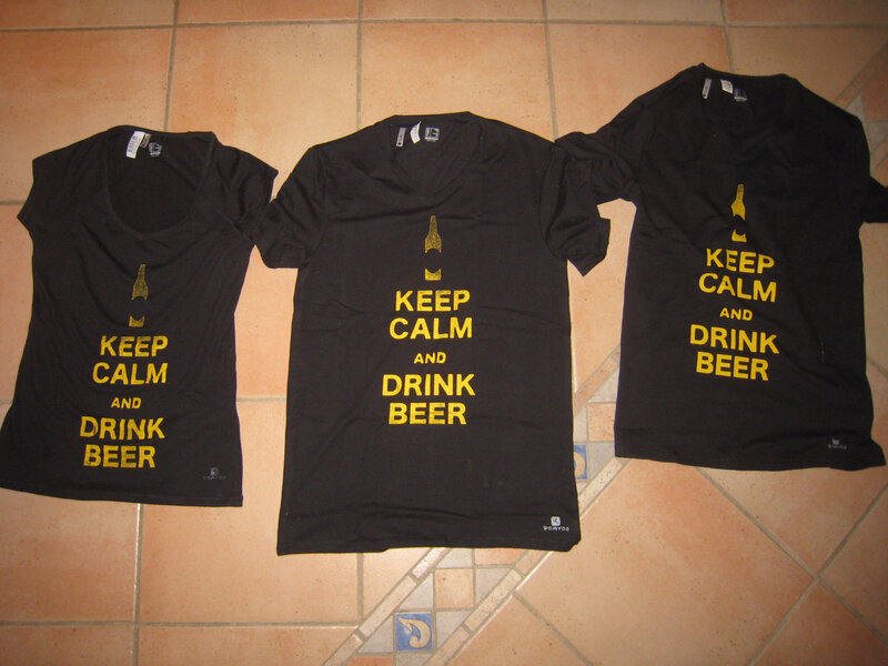 Des T-shirts sérigraphiés pour les 116 ans de Maxime, Joelle et Jean Charles