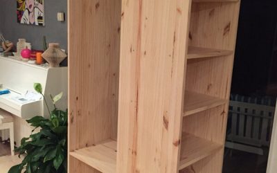 Un meuble de rangement sur roulettes pour Chloé