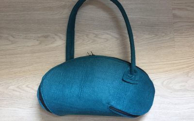 Un sac en feutrine pour les 25 ans de Maïlys