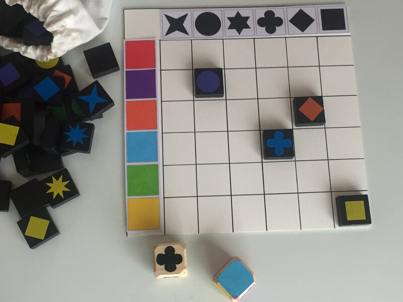 Un loto Qwirkle pour Thais et Charles