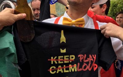 Des T-shirts sérigraphiés pour l’anniversaire de la fanfare Hijos de Tuba