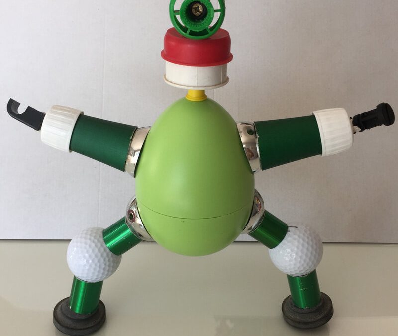 Un robot en pièces recyclées pour Benjamin