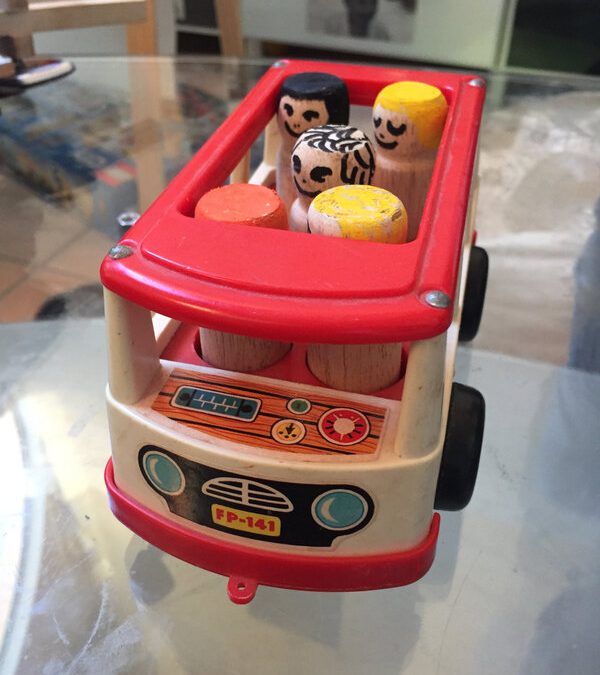 Une seconde vie pour le camion Fischer Price, pour Charles