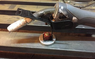 Un support de torche MIG aimanté