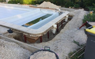 La réparation de la piscine: un GROS bricolage de confinement