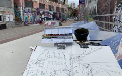 Support de carnet d&rsquo;aquarelle