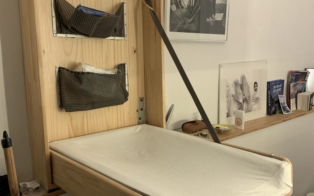 Table à langer pliable