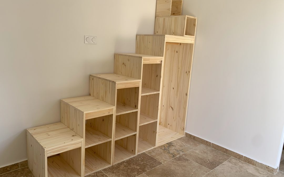 Un meuble escalier pour la mezzanine de Soso