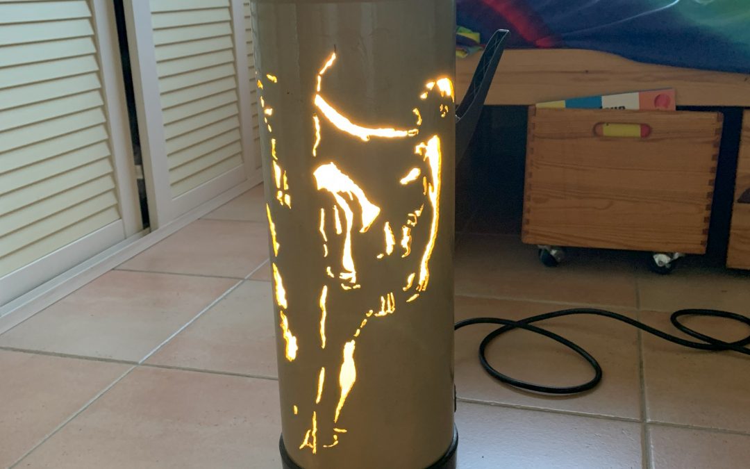 Une (autre) lampe extincteur pour l&rsquo;anniversaire de François